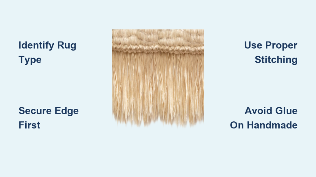 How to Fix Rug Fringe: Easy Repair Tips